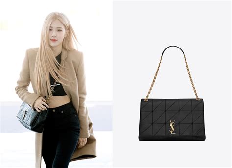 rose ysl bags|rose blackpink vogue.